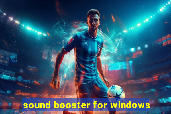 sound booster for windows