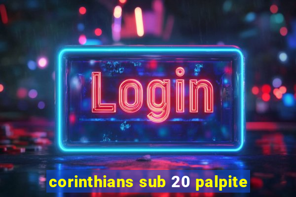 corinthians sub 20 palpite