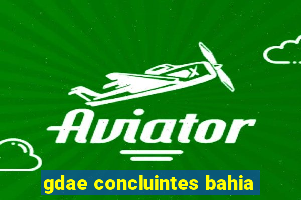gdae concluintes bahia