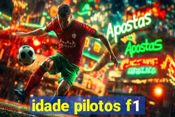 idade pilotos f1