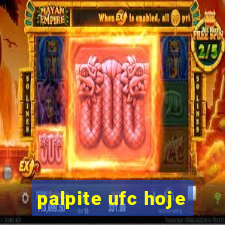 palpite ufc hoje