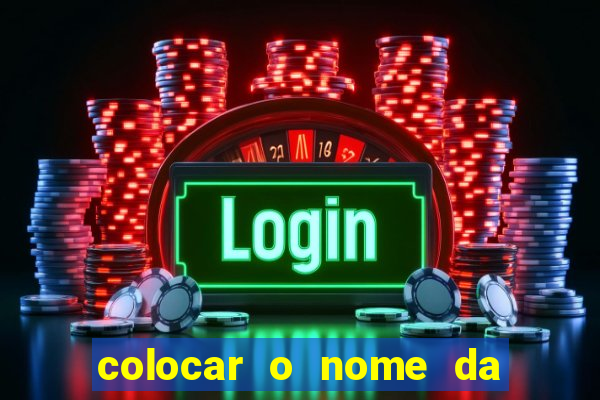 colocar o nome da pessoa no congelador