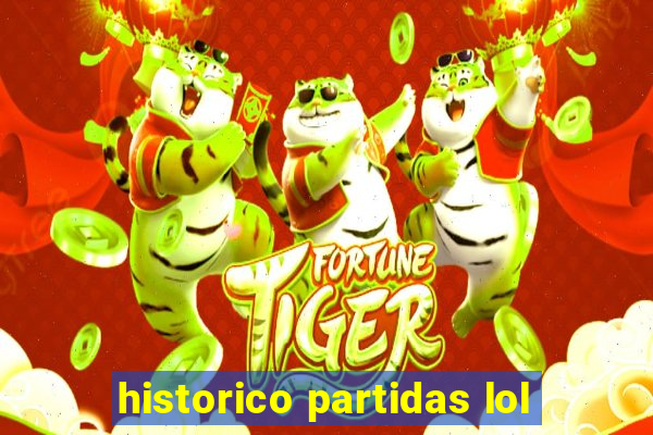 historico partidas lol