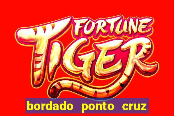 bordado ponto cruz do corinthians