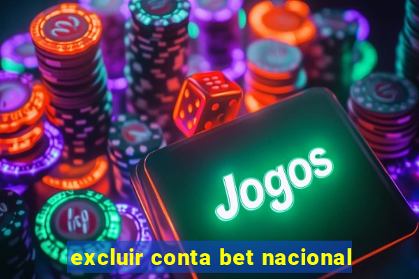 excluir conta bet nacional