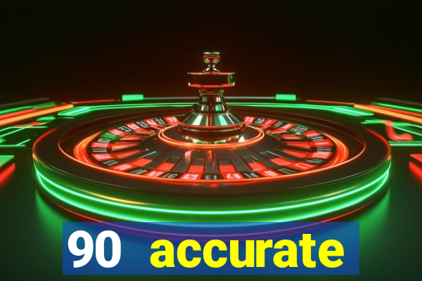 90 accurate football predictions