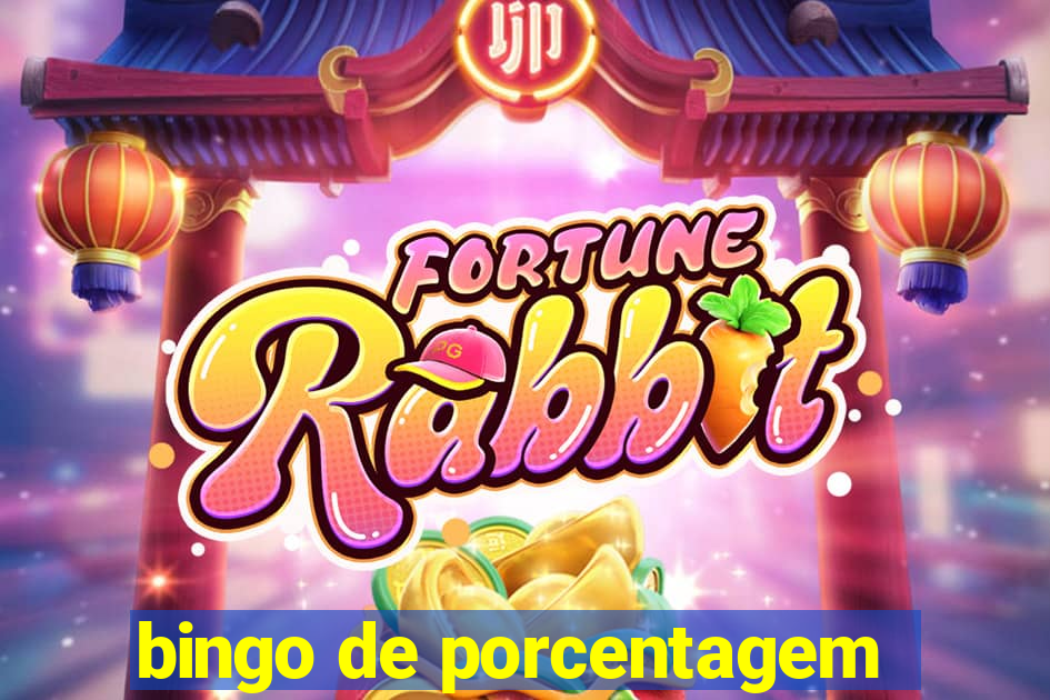 bingo de porcentagem