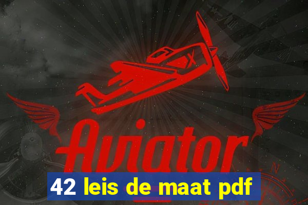 42 leis de maat pdf