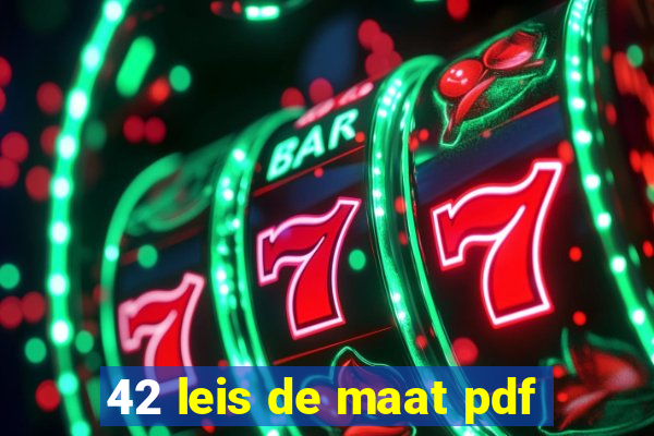 42 leis de maat pdf