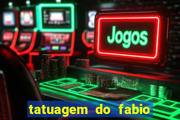 tatuagem do fabio goleiro do cruzeiro