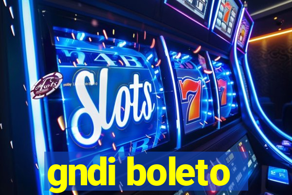gndi boleto