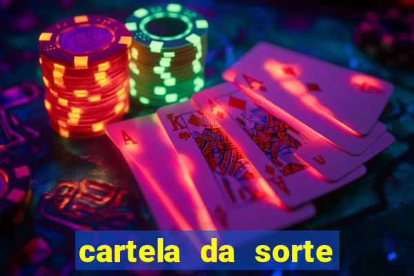 cartela da sorte time de futebol que mais saem