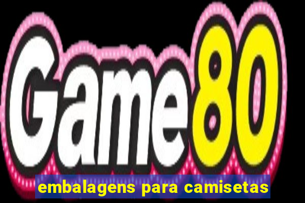 embalagens para camisetas
