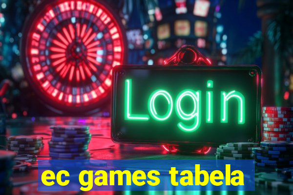 ec games tabela