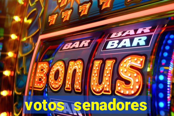 votos senadores impeachment moraes