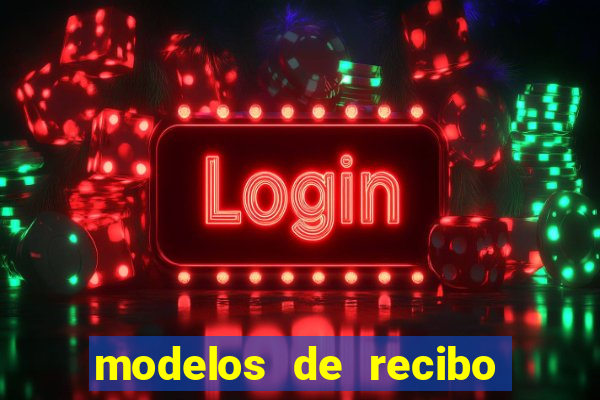 modelos de recibo de pagamento word