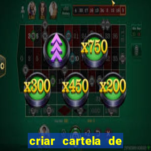 criar cartela de bingo no word