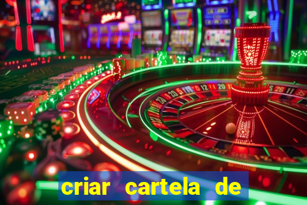 criar cartela de bingo no word