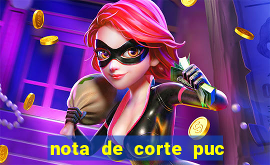nota de corte puc minas 2024
