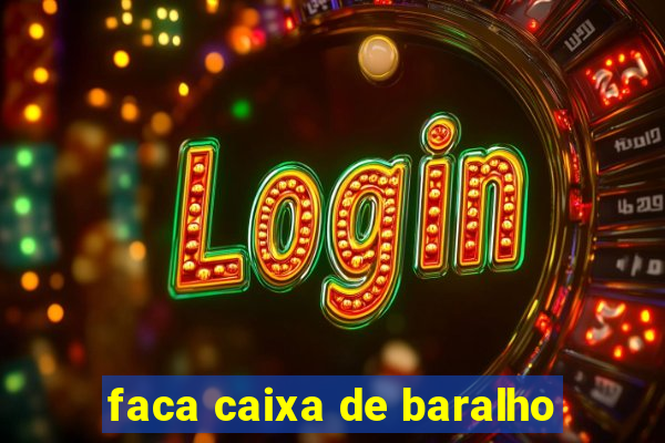 faca caixa de baralho