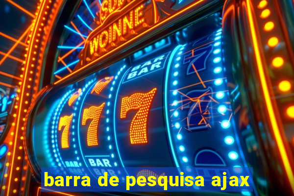 barra de pesquisa ajax
