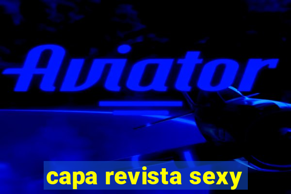 capa revista sexy