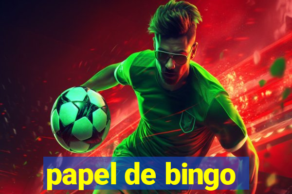 papel de bingo