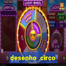 desenho circo digital para colorir