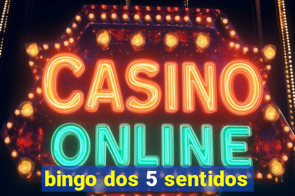 bingo dos 5 sentidos