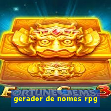 gerador de nomes rpg