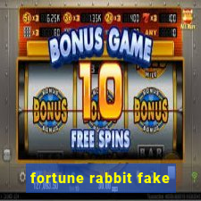 fortune rabbit fake