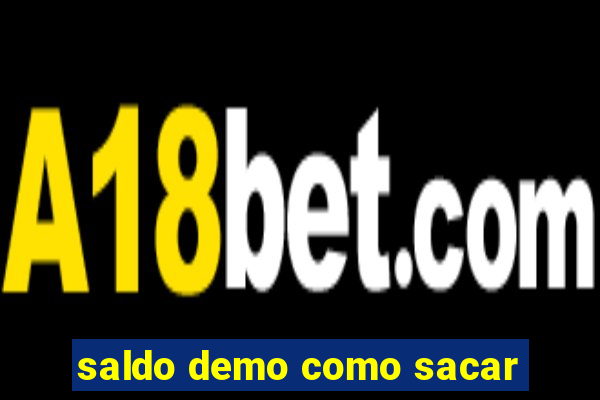 saldo demo como sacar