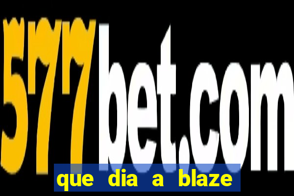 que dia a blaze paga o cashback