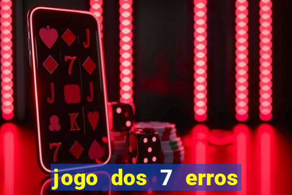 jogo dos 7 erros para manipuladores de alimentos