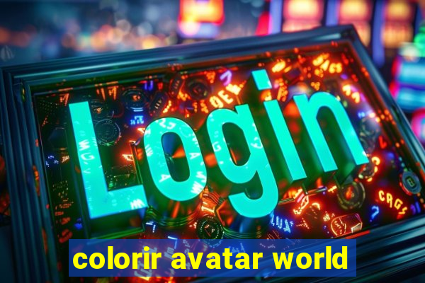 colorir avatar world