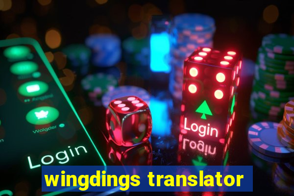 wingdings translator