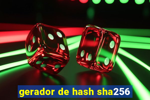 gerador de hash sha256