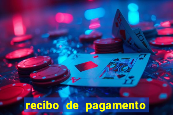 recibo de pagamento em word