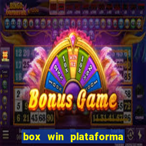 box win plataforma de jogos