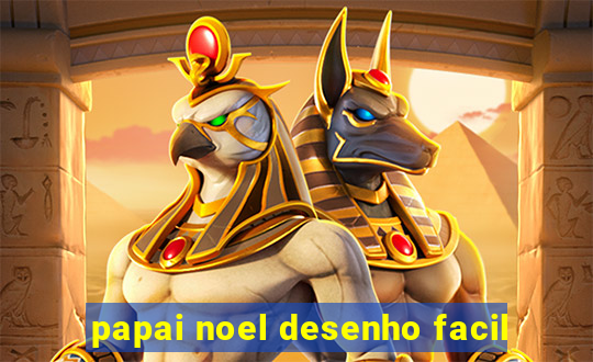papai noel desenho facil