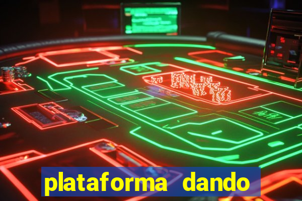 plataforma dando bonus de cadastro