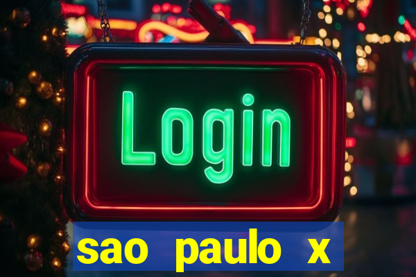sao paulo x palmeiras palpite
