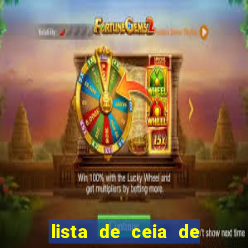 lista de ceia de natal completa
