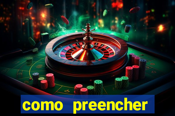 como preencher recibo de pagamento