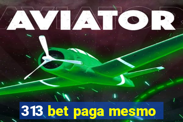 313 bet paga mesmo