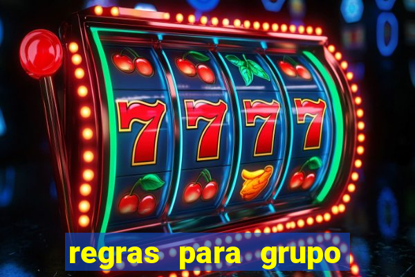 regras para grupo de futebol no whatsapp