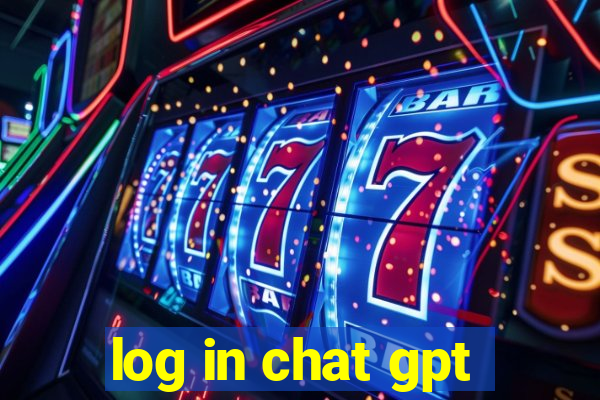 log in chat gpt