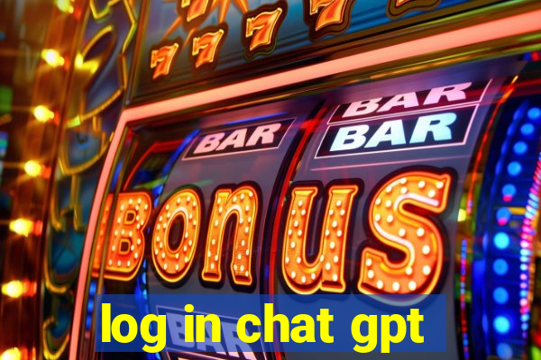 log in chat gpt